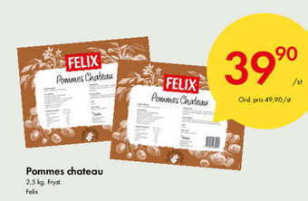 Snabbgross Pommes Chateau erbjuda