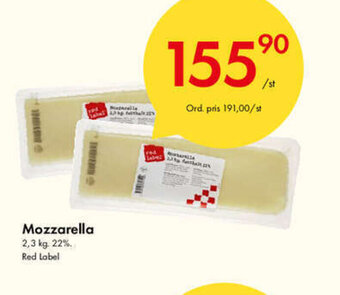 Snabbgross Mozzarella erbjuda