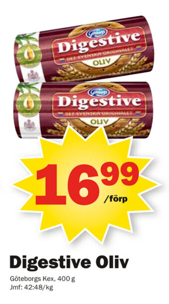 Pekås Digestive Oliv erbjuda