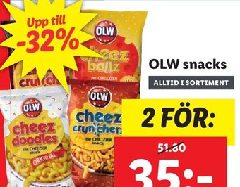 Lidl OLW Snacks erbjuda