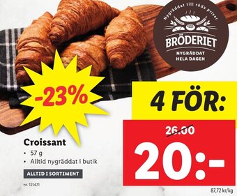 Lidl Croissant erbjuda