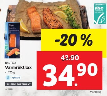 Varmrökt lax