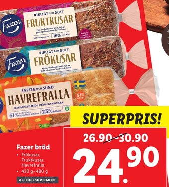 Lidl Fazer Bröd erbjuda