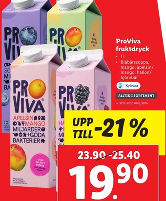 Lidl ProViva Fruktdryck erbjuda