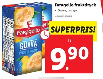 Lidl Faragello Fruktdryck erbjuda