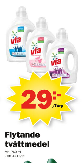 Pekås Flytande tvättmedel erbjuda