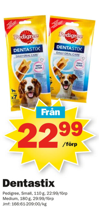 Pekås Dentastix erbjuda