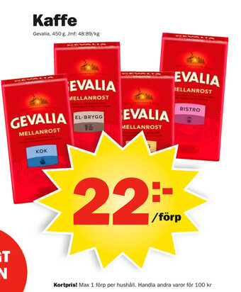 Pekås Kaffe erbjuda