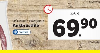 Lidl Ankbröstfilé erbjuda