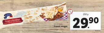 Lidl Duc De Coeur Fransk Nougat erbjuda