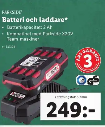 Lidl Batteri Och Laddare erbjuda