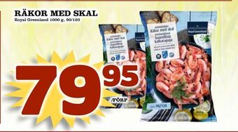Matdax Räkor med skal erbjuda