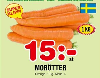 Nya Pulsen Morötter erbjuda