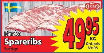 Supergrossen Spareribs erbjuda