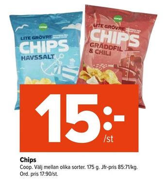 Coop Extra Chips erbjuda
