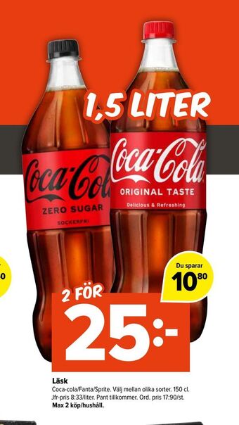 Coop Extra Läsk erbjuda