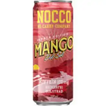 Snabbgross Mango del sol energidryck burk nocco 33cl erbjuda