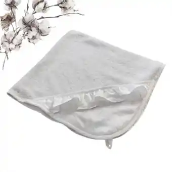 Babyproffsen Ng baby badcape vit med volang erbjuda