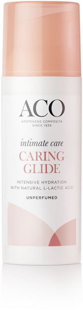 Apotek Hjärtat Aco intimate care caring glide 50ml erbjuda