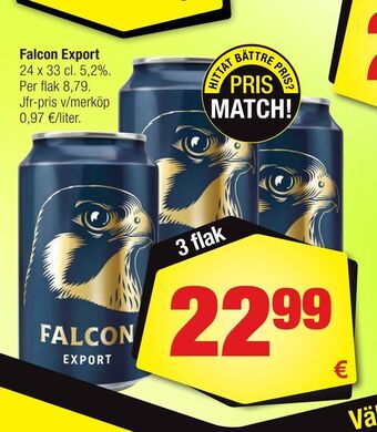 Calle Falcon Export erbjuda