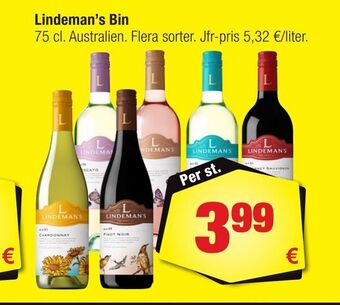Calle Lindeman's Bin erbjuda