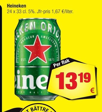 Calle Heineken erbjuda