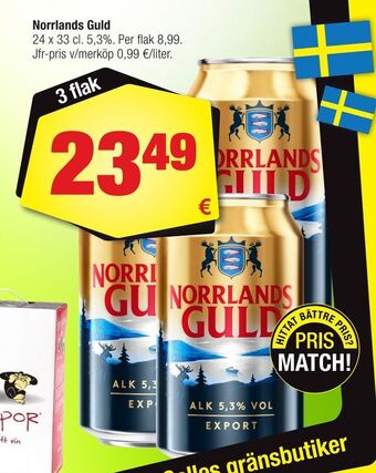 Calle Norrlands Guld erbjuda