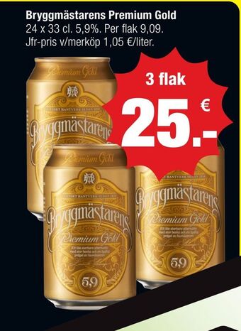 Calle Bryggmästarens Premium Gold erbjuda