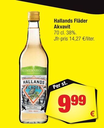 Calle Hallands Fläder Akvavit erbjuda