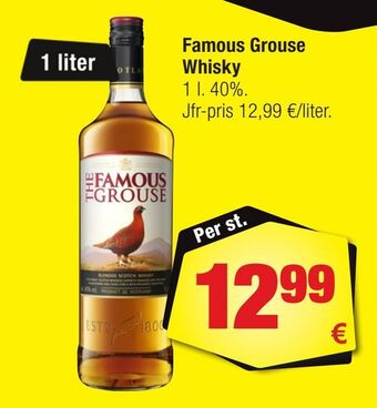 Calle Famous Grouse Whisky erbjuda