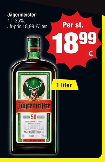 Calle Jägermeister erbjuda