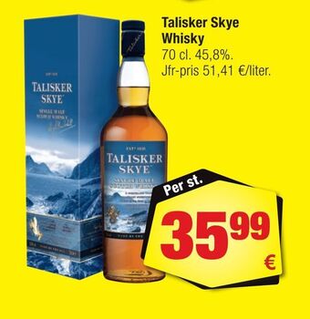 Calle Talisker Skye Whisky erbjuda