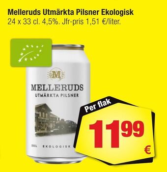 Calle Melleruds Utmärkta Pilsner Ekologisk erbjuda