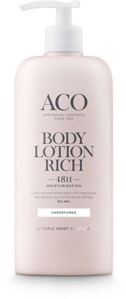 Apotek Hjärtat Aco body lotion rich oparfymerad 400 ml erbjuda
