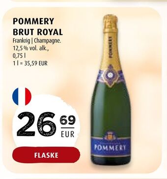 Scandinavian Park Pommery brut royal erbjuda