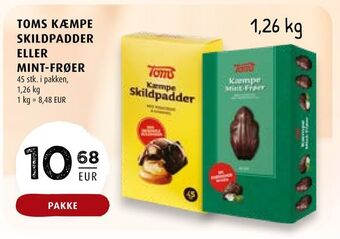 Scandinavian Park Toms kæmpe skildpadder eller mint-frøer erbjuda