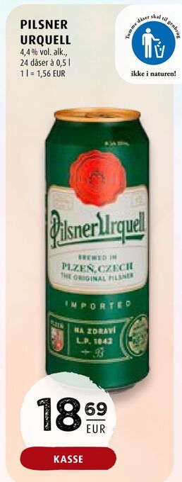 Scandinavian Park Pilsner urquell erbjuda