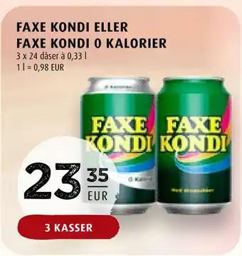 Scandinavian Park Faxe kondi eller faxe kondi 0 kalorier erbjuda