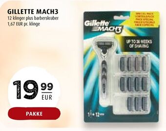 Scandinavian Park Gillette mach3 erbjuda