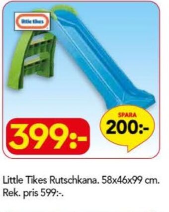 Bo Ohlsson Little tikes rutschkana erbjuda