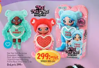 Na! Na! Na! Surprise Sweetest hearts Doll. Mjuk Fashindocka