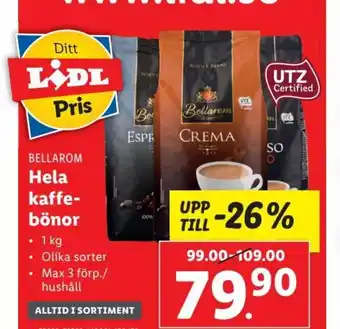 Hela Kaffe-bönor