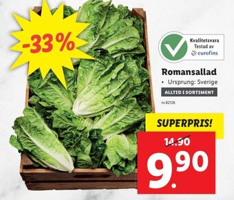Lidl Romansallad erbjuda
