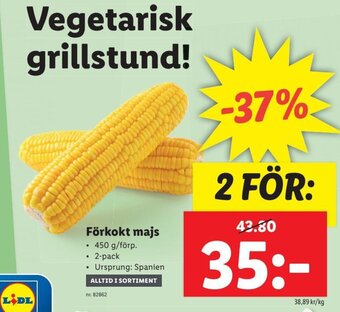 Lidl Förkokt majs erbjuda