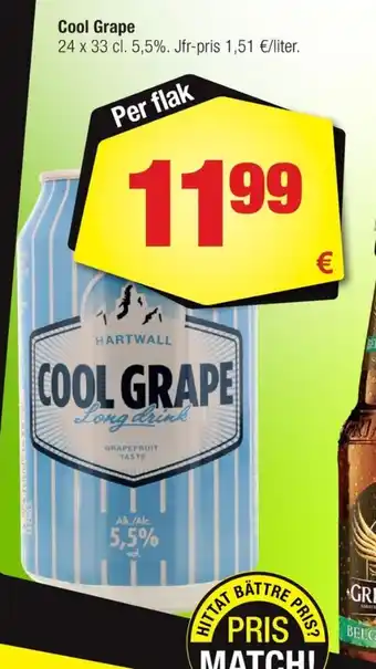 Calle Cool grape rtd-cider erbjuda