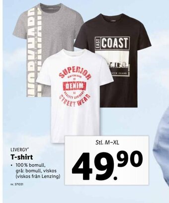 Lidl T-Shirt erbjuda