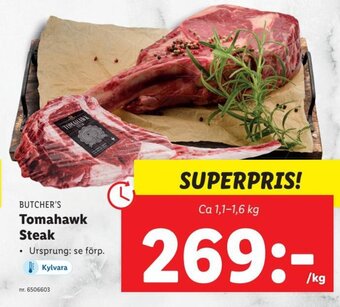 Lidl Tomahawk Steak erbjuda