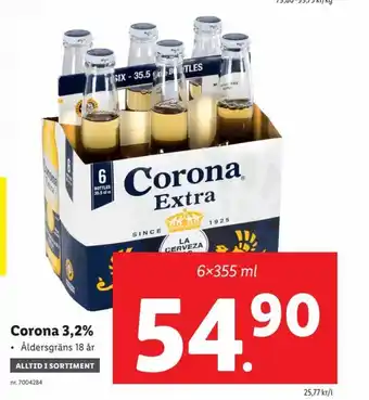 Lidl Corona 3,2% erbjuda