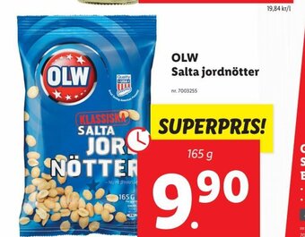 Lidl OLW Salta Jordnötter erbjuda