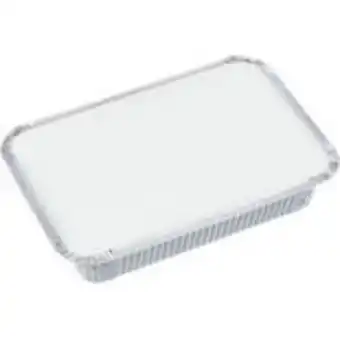 Snabbgross Aluminiumform med lock 870ml 50p erbjuda